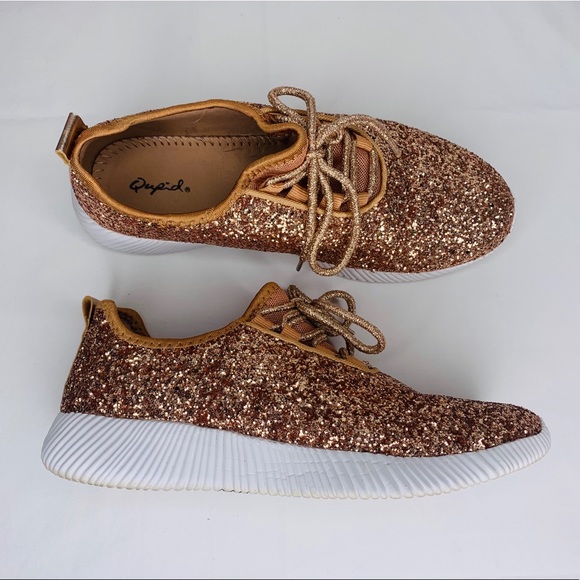qupid glitter sneakers